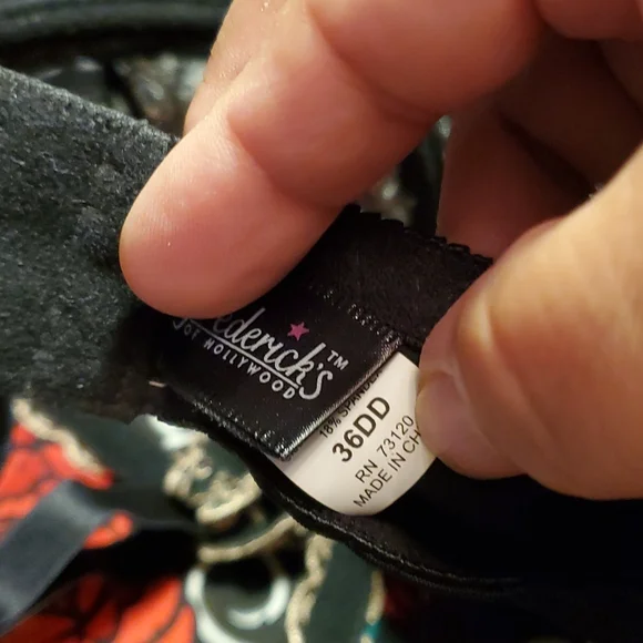 Black Mesh with Goldish accented embroidery 36DD bra. Gorgeous bra ❤️ - Picture 2 of 4